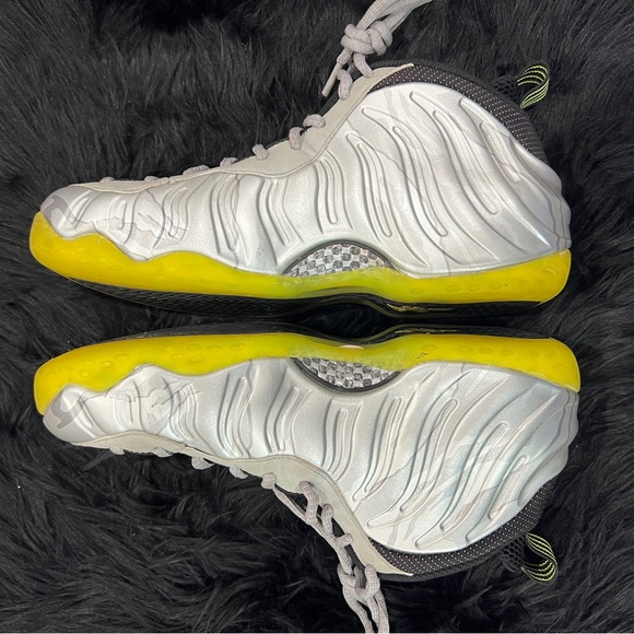 NIKE AIR FOAMPOSITE ONE Silver Volt Camo | Size 11.5M - Picture 4 of 9